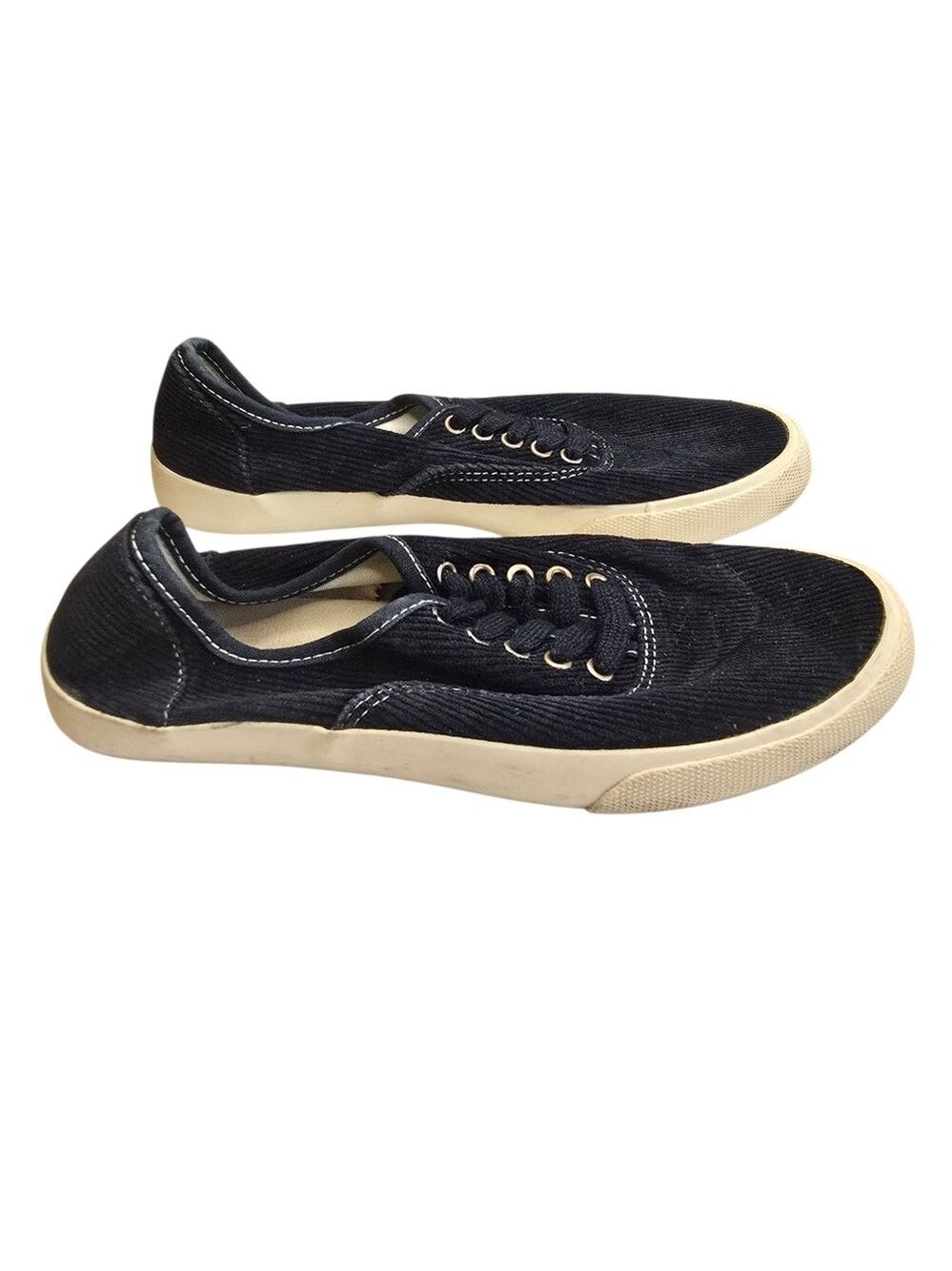 Mossimo Supply Blue Corduroy Low Top Sneakers Women's Size 7
